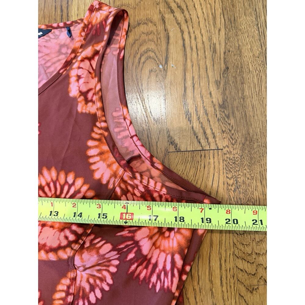Toad&Co Sunkissed Sleeveless Maxi Dress in Rust and Coral, Large - Picture 12 of 14